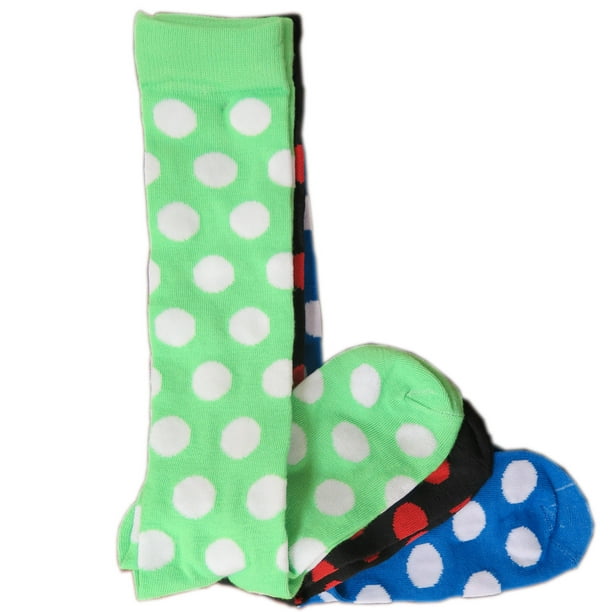 Details about New Women's Assorted Bright Color Knee High Polka Dot Cotton Socks Size 9-11 Details about New Women's Assorted Bright Color Knee High Polka Dot Cotton Socks Size 9-11